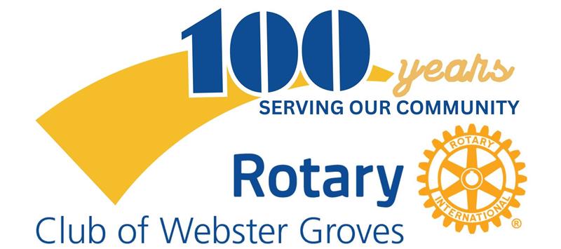 Rotary Club of Webster Groves Centennial logo